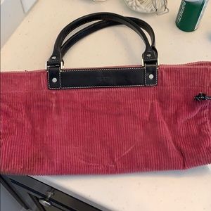 Kate Spade Dusty rose corduroy handbag
